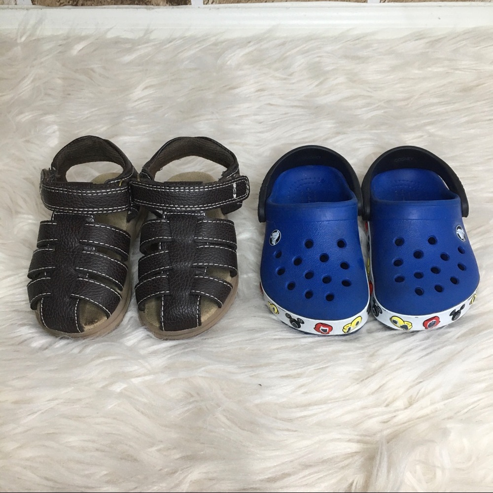 Toddler boy sandals lot